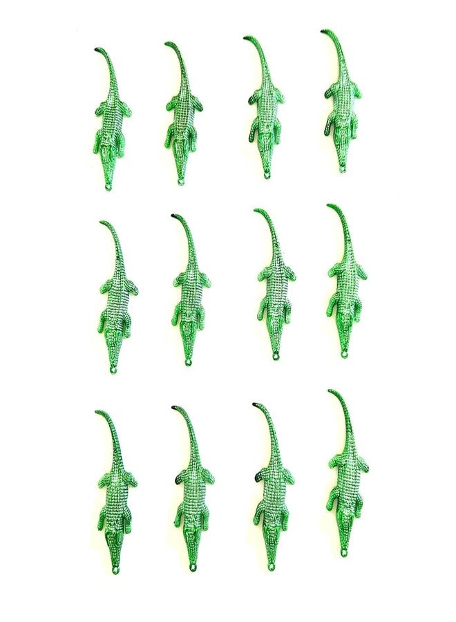 GZYSSL 24 Pcs Mini Plastic Alligator Boil Party Supplies Green Alligator Seafood Boil Party Decorations - Image 4